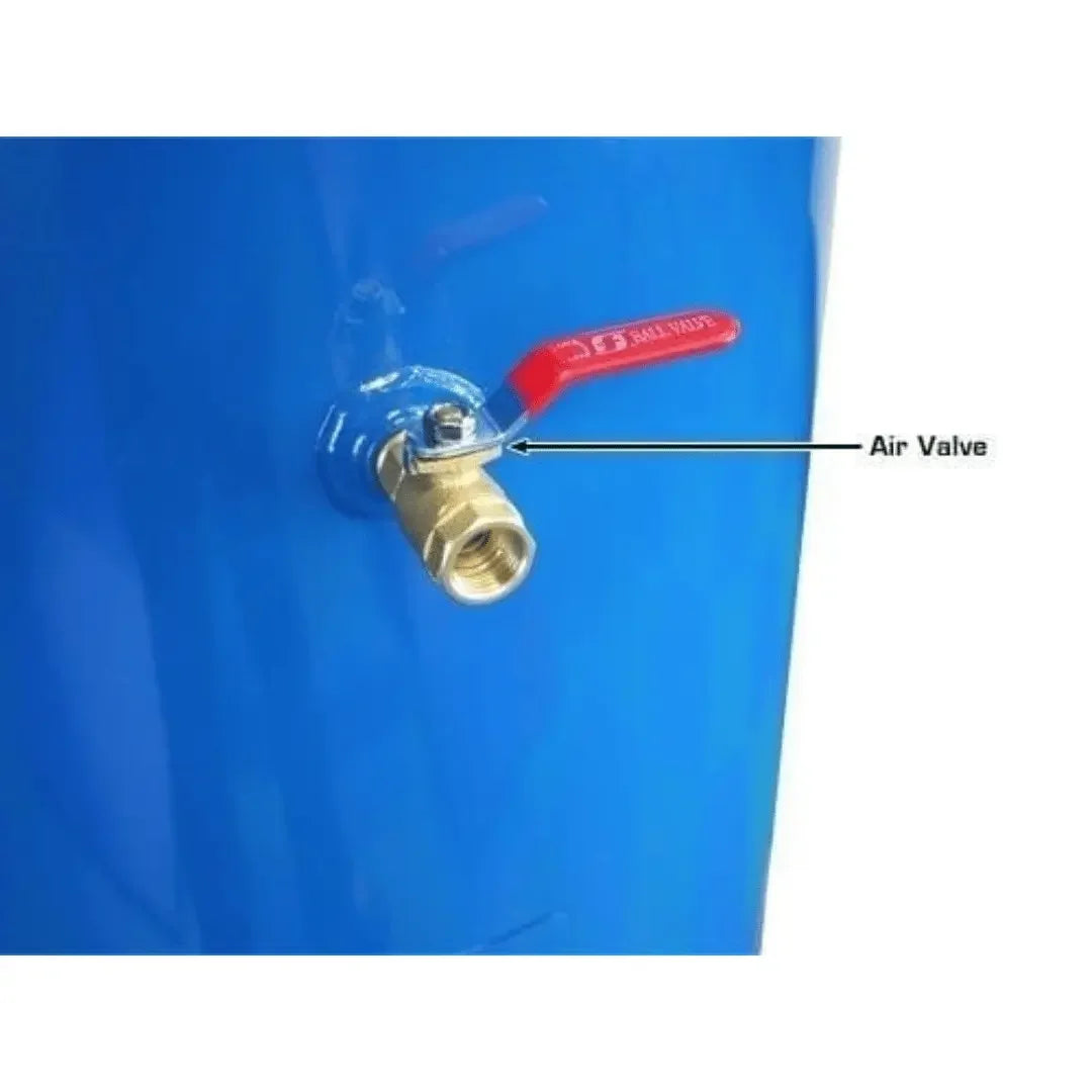 Atlas Air Force 80 Gallon 2-Stage Commercial Grade Air Compressor photo of the air valve location