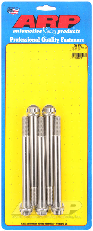 1/2-20 x 5.750 12pt SS bolts