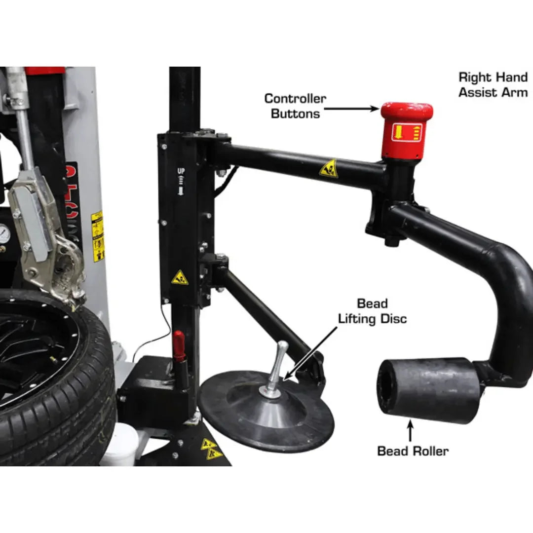 Atlas Platinum PTC500 Center Post Tire Changer with Assist Arms Atlas