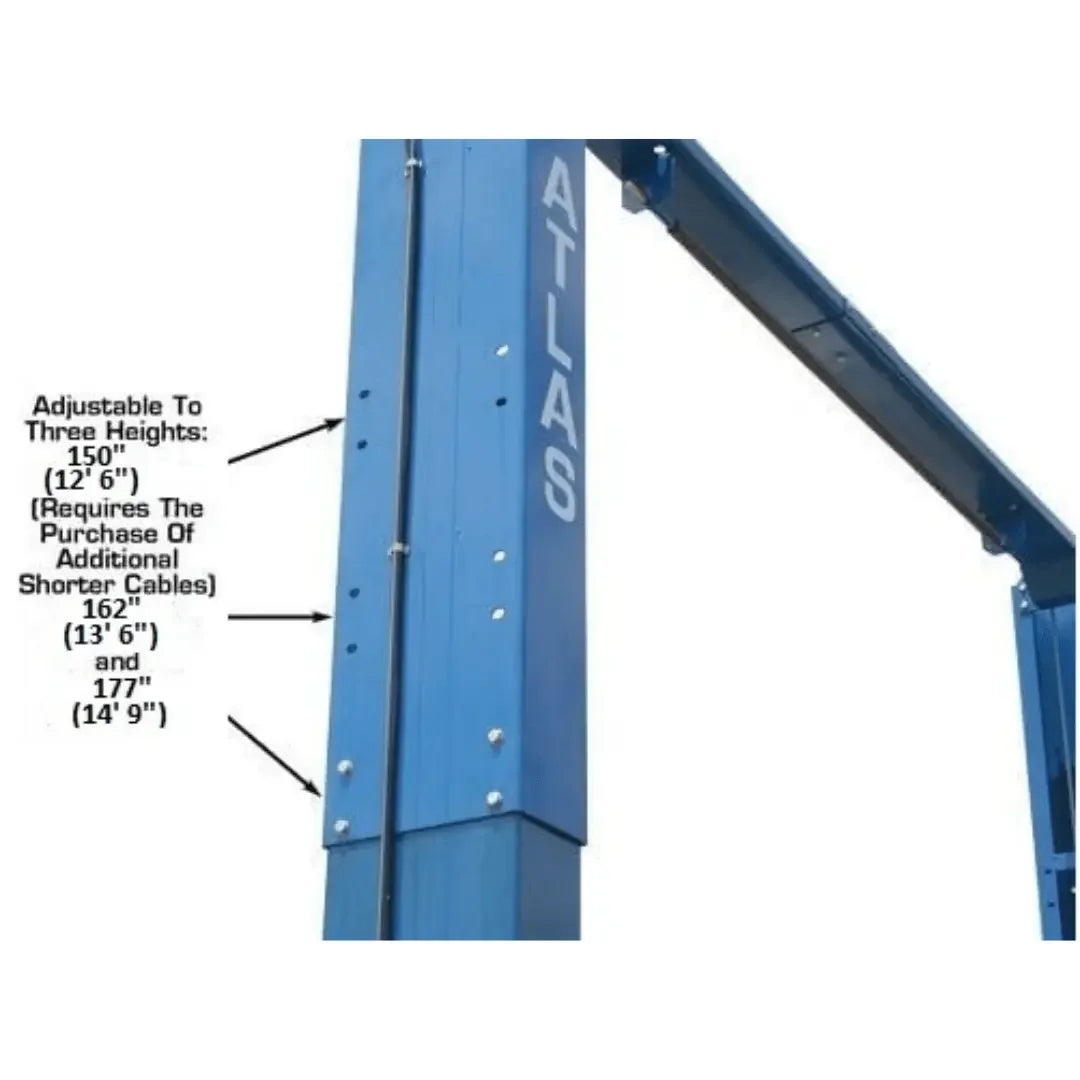 Atlas PV15PX 15,000 lb Overhead 2 Post Lift - Mechanic Super Store