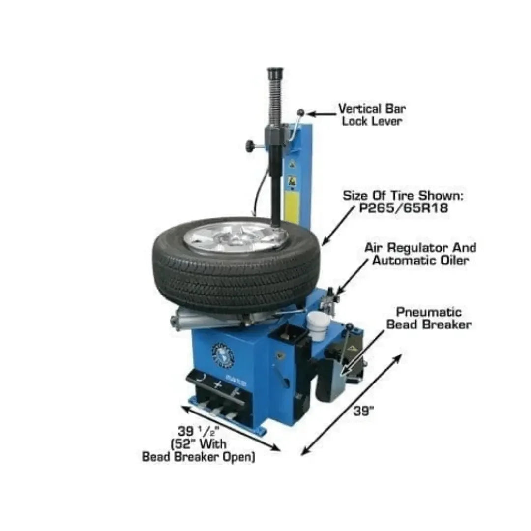 Atlas TC221 Tire Changer + WB11 Wheel Balancer Economy Combo Package Atlas