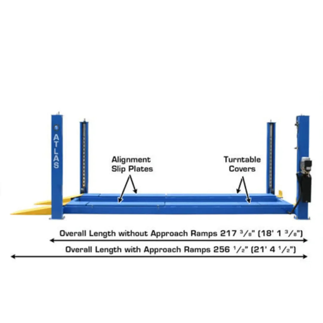 Atlas 414A Alignment Lift + RJ8 Rolling Jack Combo - Mechanic Super Store