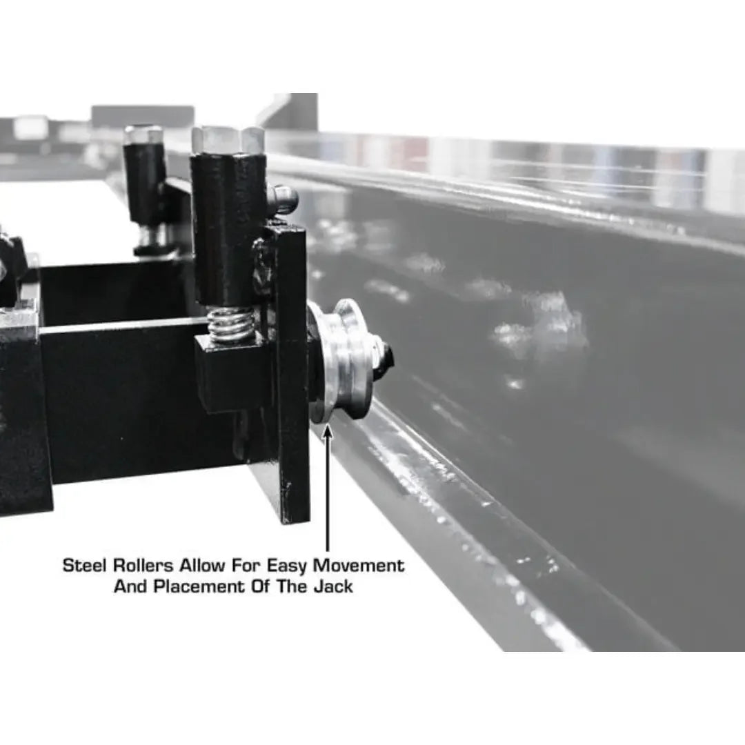 Atlas 414 14,000 lb Commercial 4-Post Lift + RJ8 Rolling Bridge Jacks Combo - Mechanic Super Store