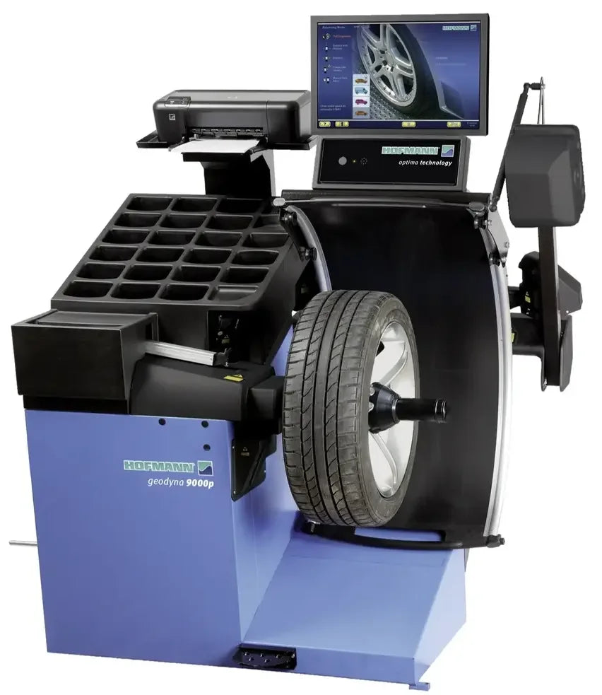 Hofmann GEODYNA 9000P Diagnostic Wheel Balancer with Touch Screen and 3D Camera Technology - Mechanic Super Store