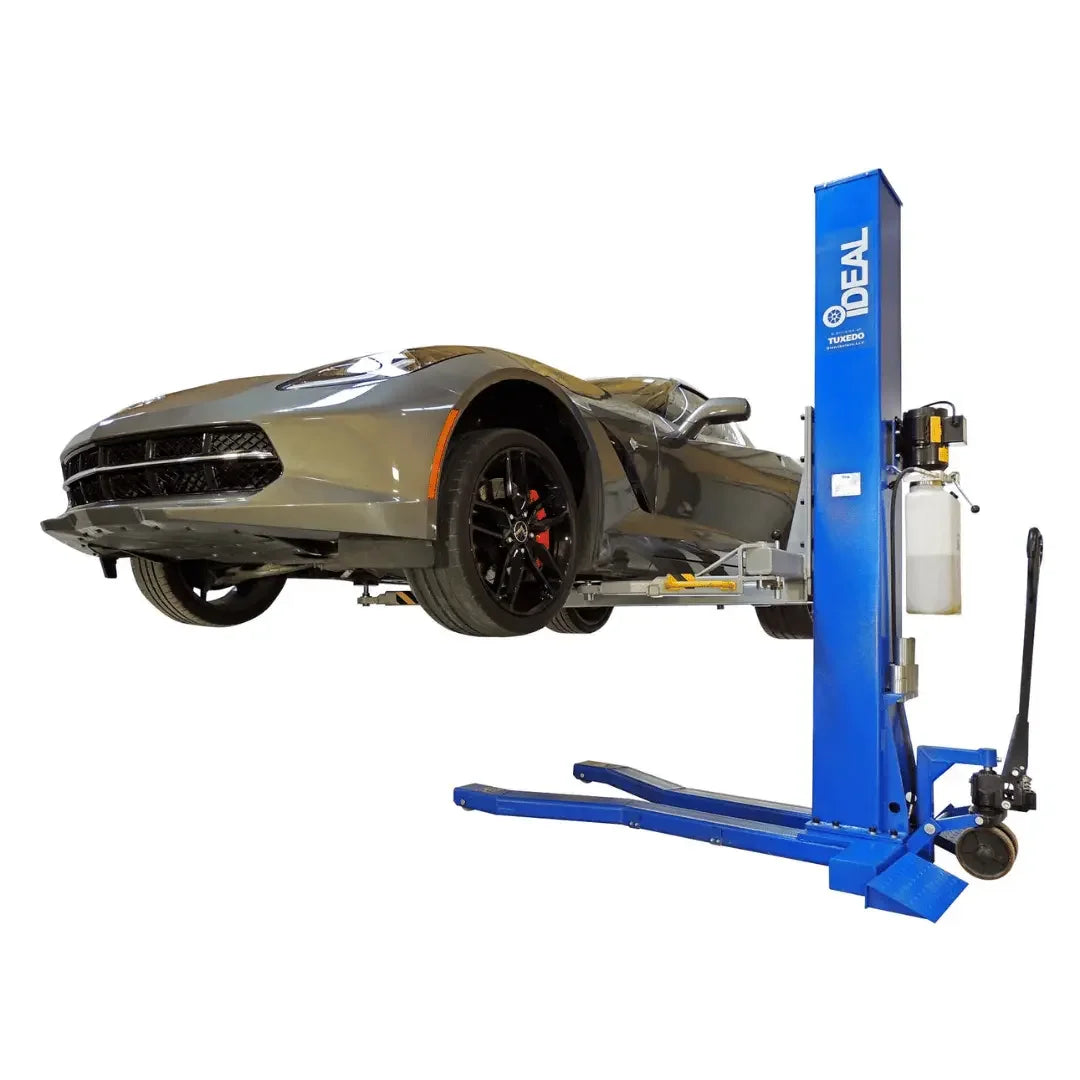 IDEAL iMobile MSC-6KLP 6,000 lb Low Profile Mobile Single Column Lift - Mechanic Super Store