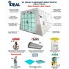 iDEAL PSB-AFCF23B-AK Cross Flow Paint Spray Booth iDeal