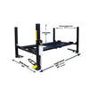 Valor VP9K-DX-XLT 9,000 lb 4 Post Deluxe Storage Lift Valor