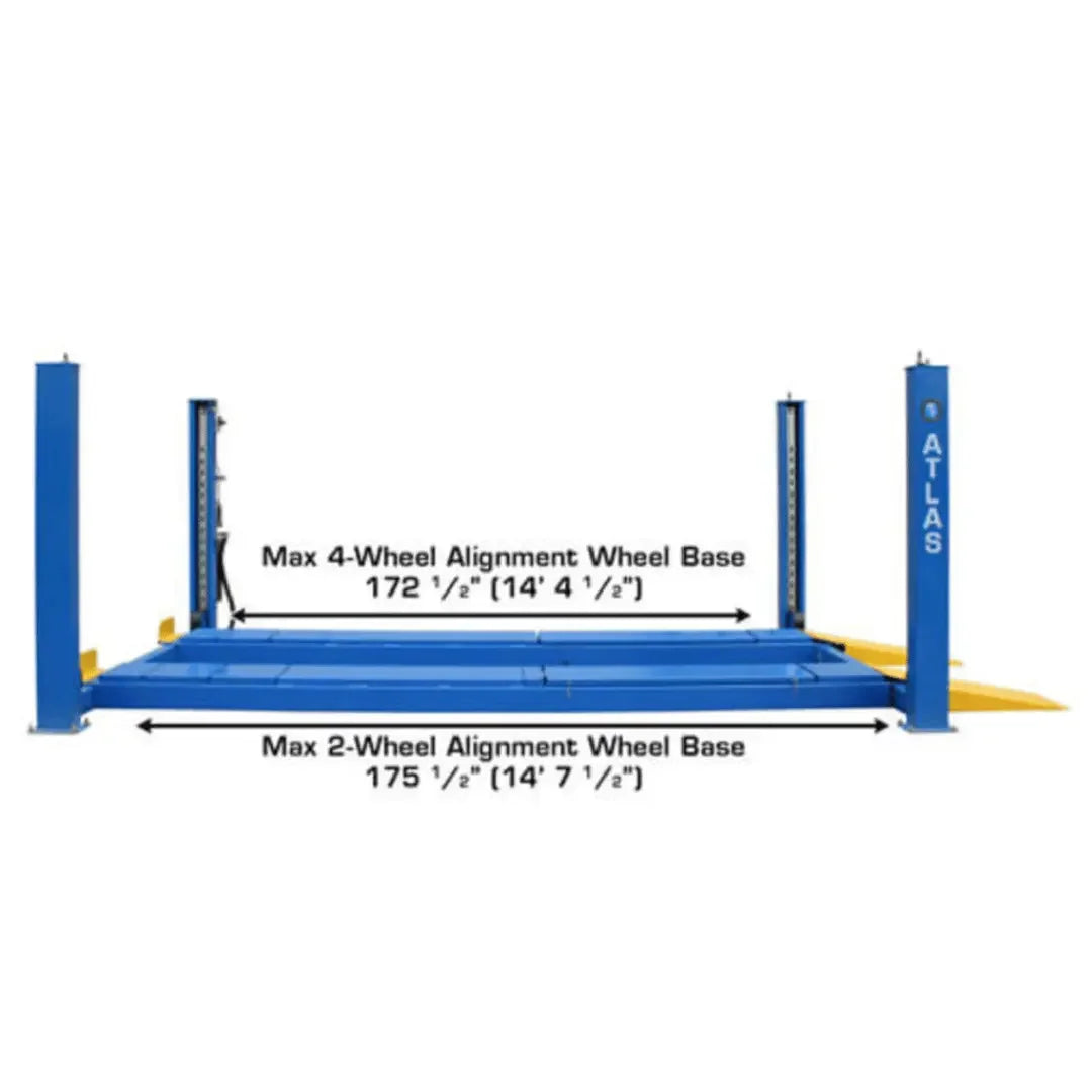 Atlas 414A Alignment Lift + RJ8 Rolling Jack Combo - Mechanic Super Store