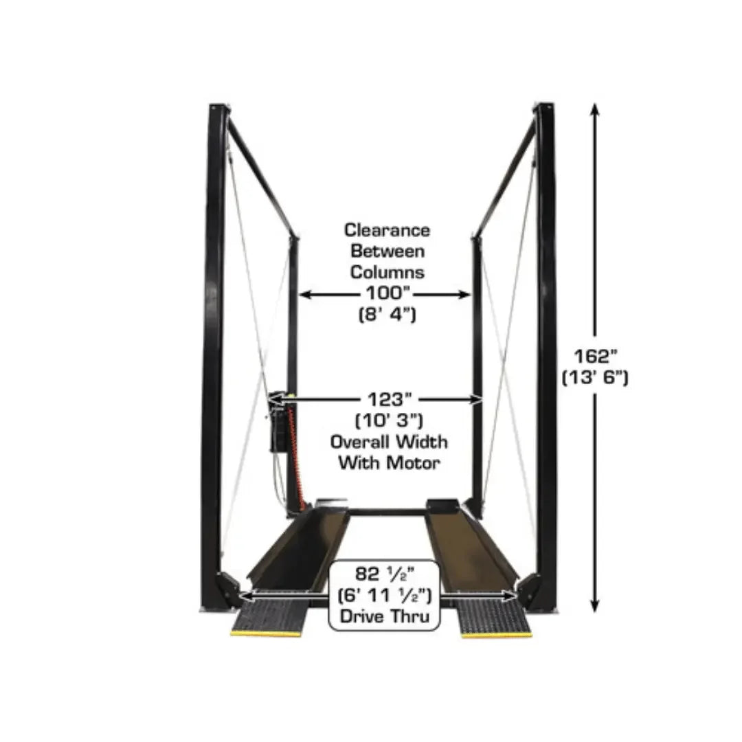 Atlas Garage PRO7000ST Super Tall 7,000 lb. Capacity 4-Post Lift Atlas
