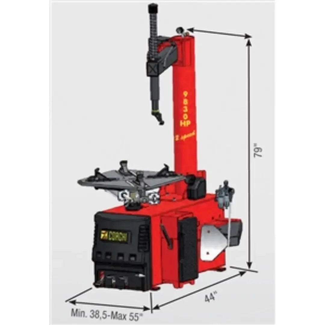 Corghi A9830 Swing-Arm Rim Clamp Tire Changer - Mechanic Super Store