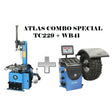 Atlas TC229 Tire Changer + WB41 Wheel Balancer Combo Package Atlas
