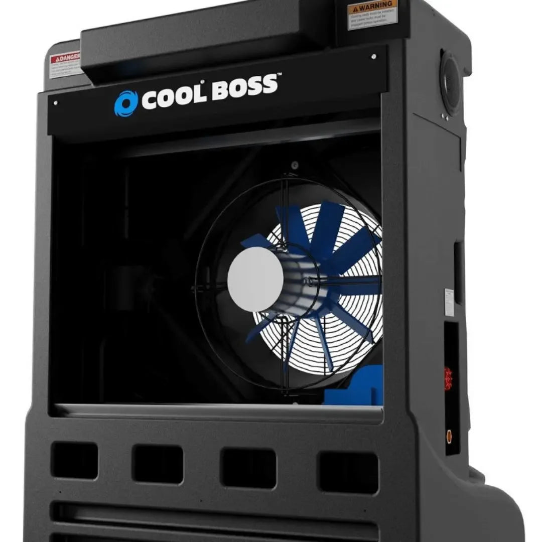 Cool Boss CB-16 Evaporative Air Cooler - Fixed Style - 16 Inch Fan - Mechanic Super Store