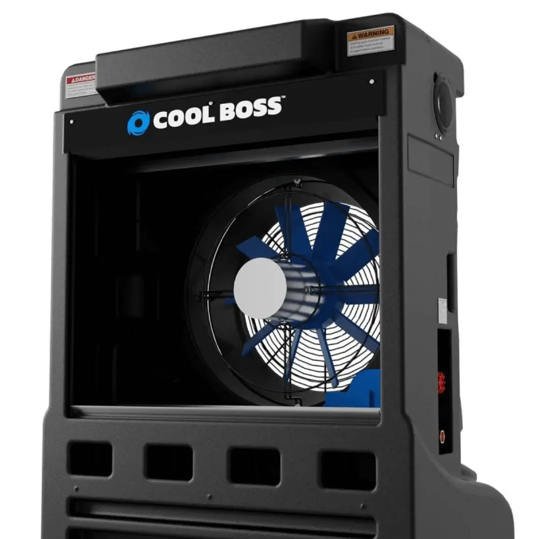 Cool Boss CB-28 Evaporative Air Cooler - Fixed Style - 28 Inch Fan - Mechanic Super Store