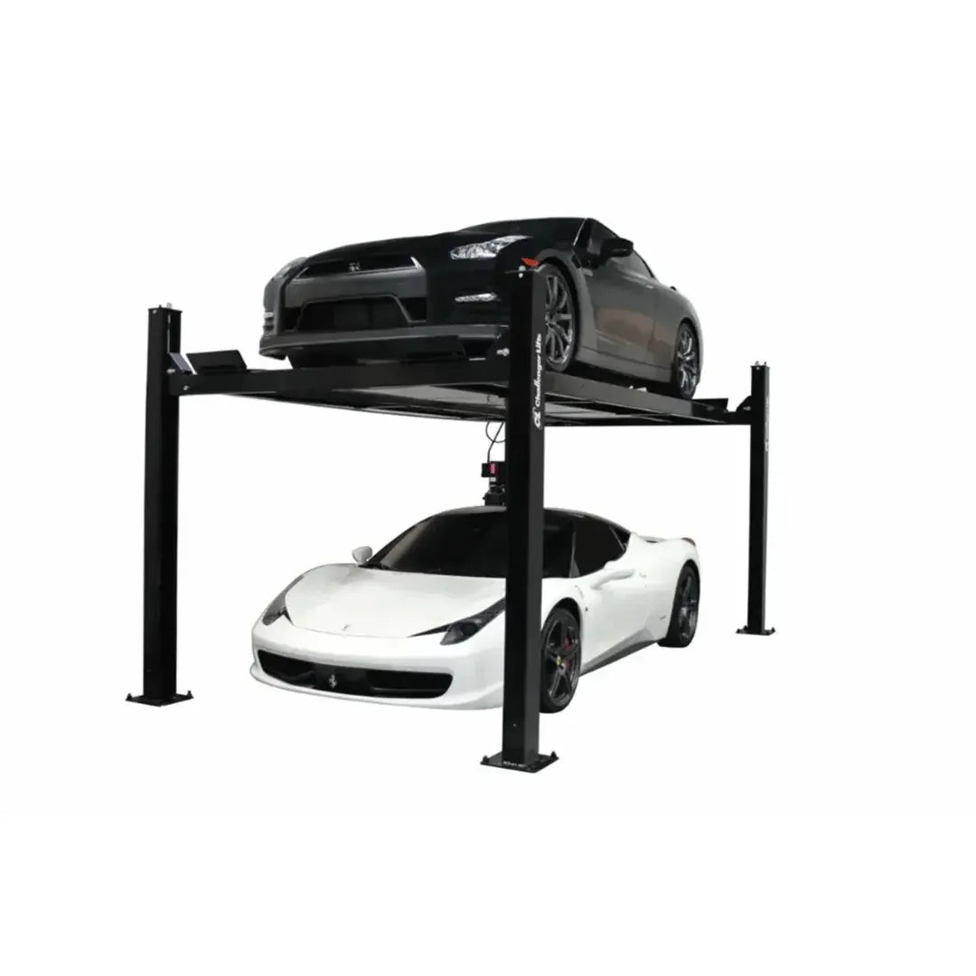 Challenger Lifts CL4P9W 9000 lbs 4 Post Home Storage Lift - Mechanic Super Store