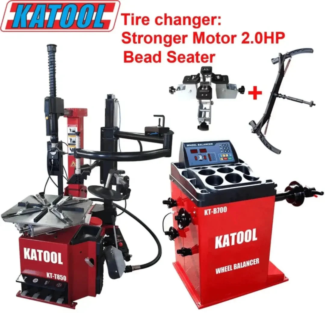 Katool Tire Changer KT-T850 & Wheel Balancer KT-B700 Combo - Mechanic Super Store