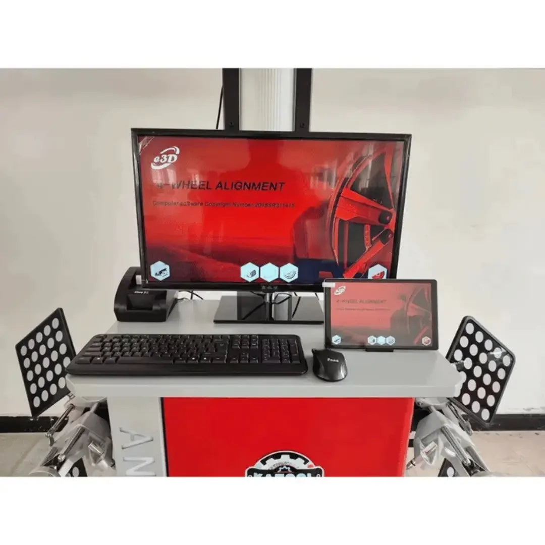 Katool KT-AV6 Wheel Alignment Machine Works on 2 Post Car & Scissor Lift - Mechanic Super Store