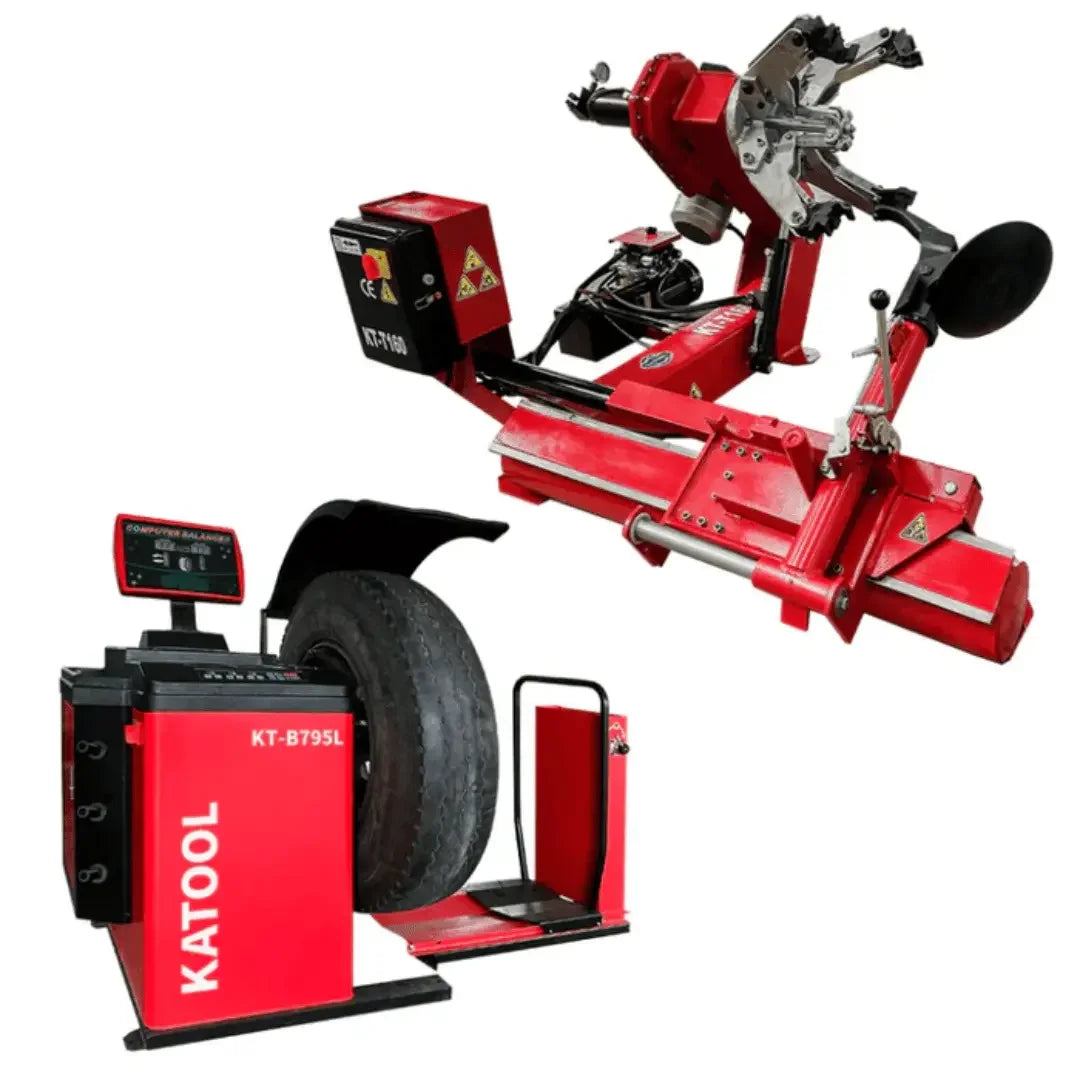 Katool KT-T160 Tire Changer & Wheel Balancer KT-B795L Combo - Mechanic Super Store