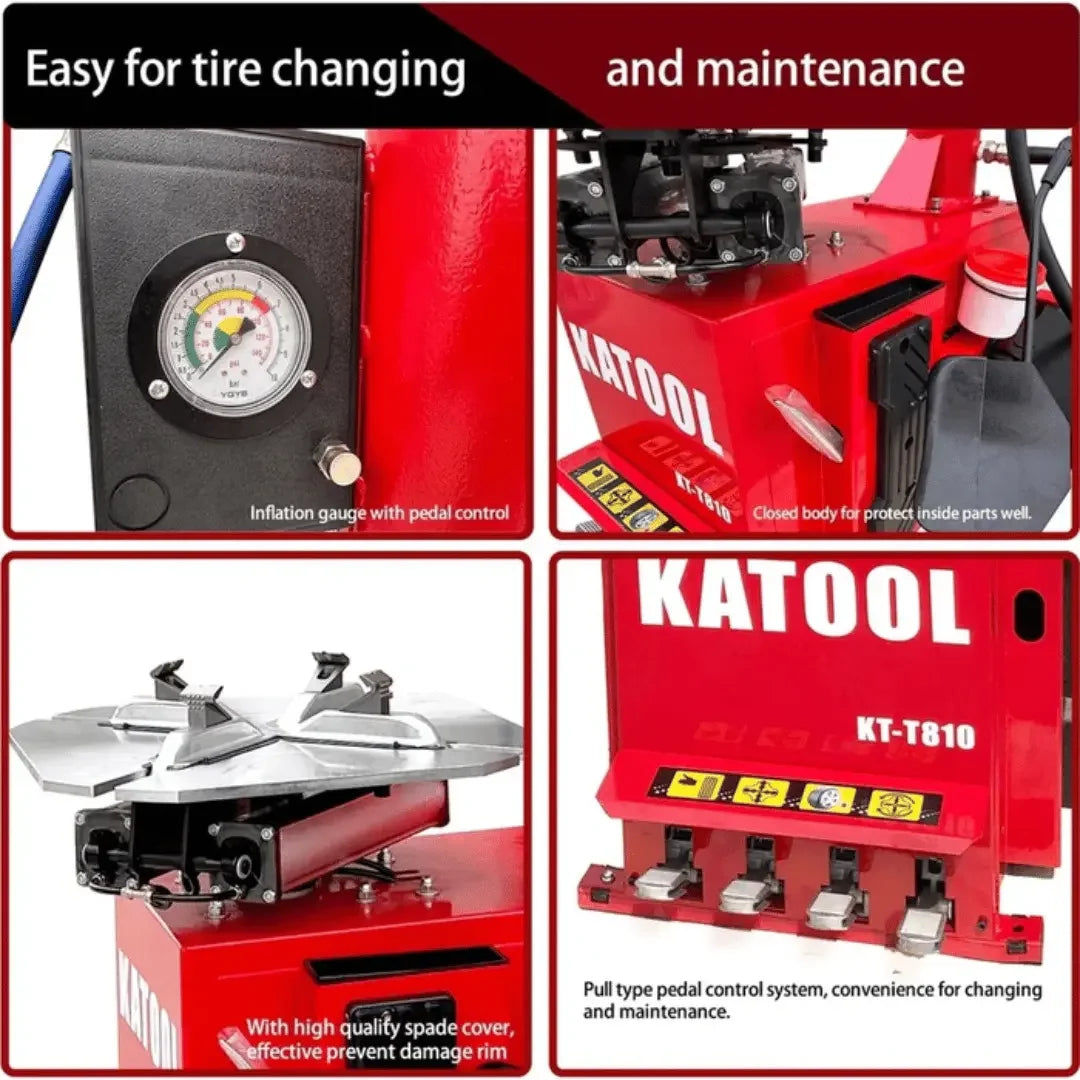Katool KT-T810 Wheel Clamp Tire Changer Machine - Mechanic Super Store
