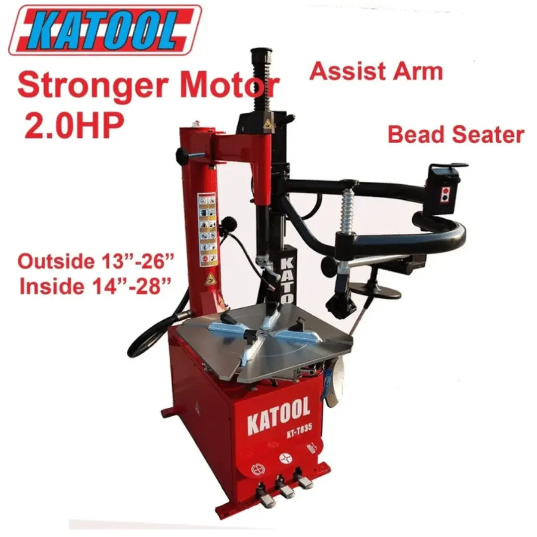 Katool KT-T835 Wheel Clamp Tire Changer Machine Katool