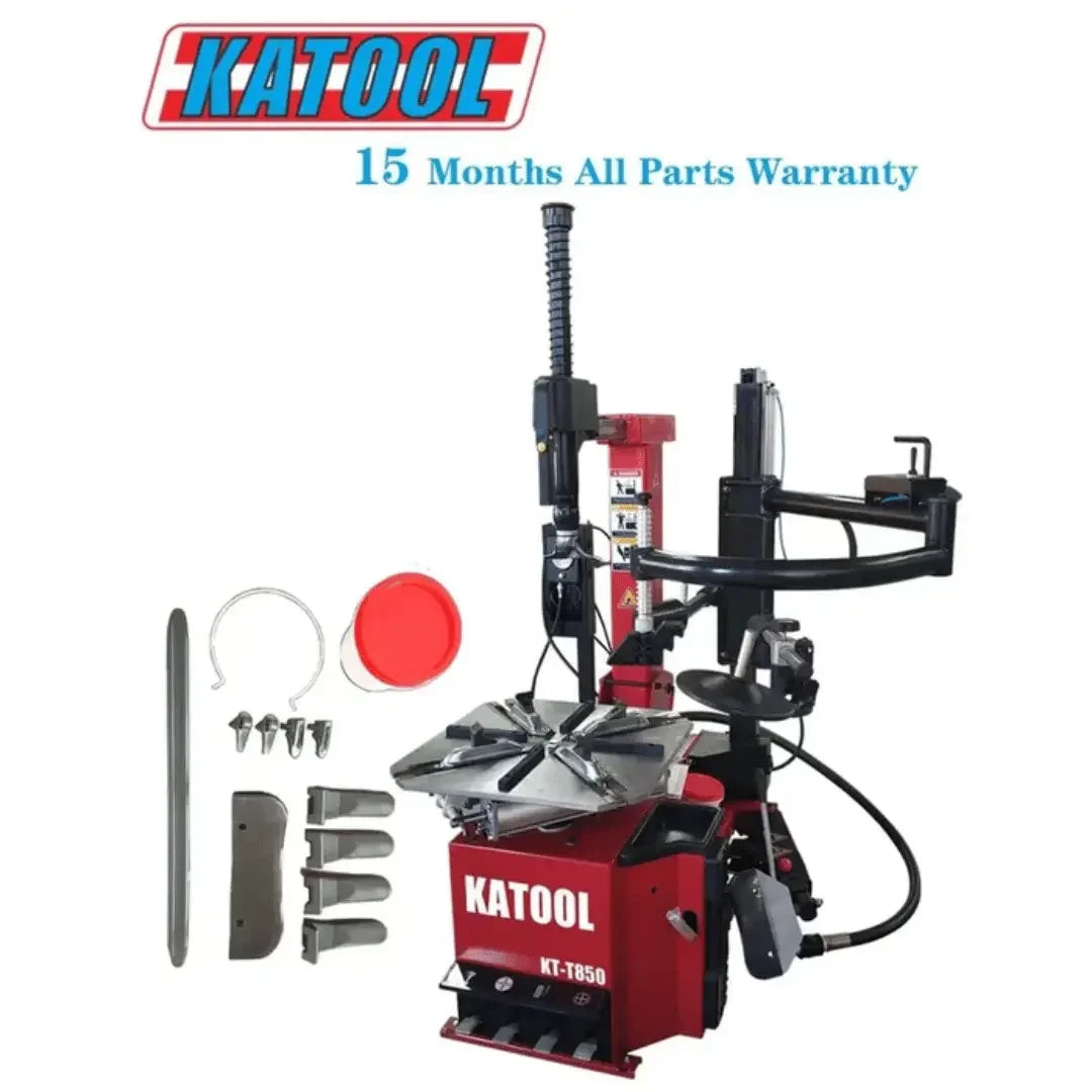 Katool KT-T850 Tilt-Arm Wheel Clamp Tire Changer Machine Katool