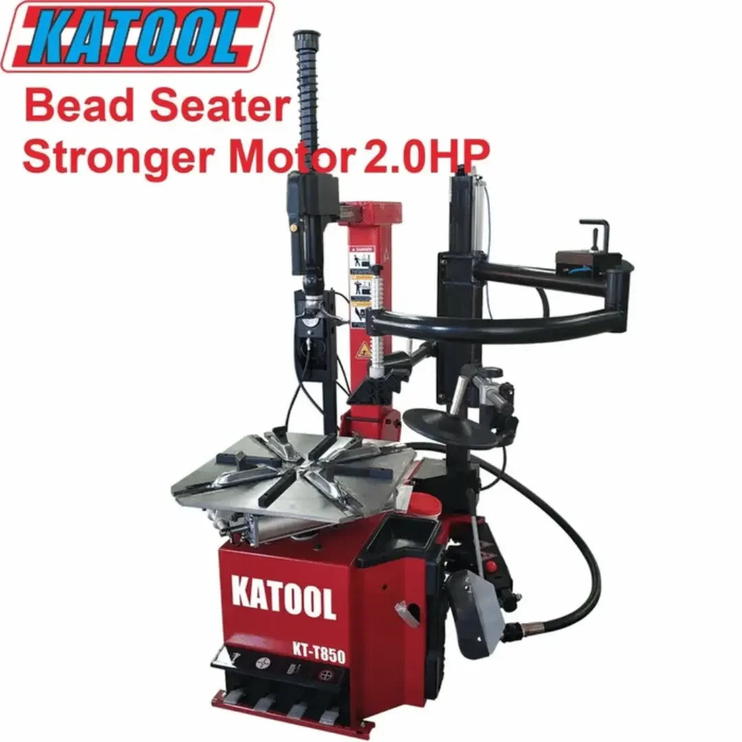 Katool KT-T850 Tilt-Arm Wheel Clamp Tire Changer Machine Katool