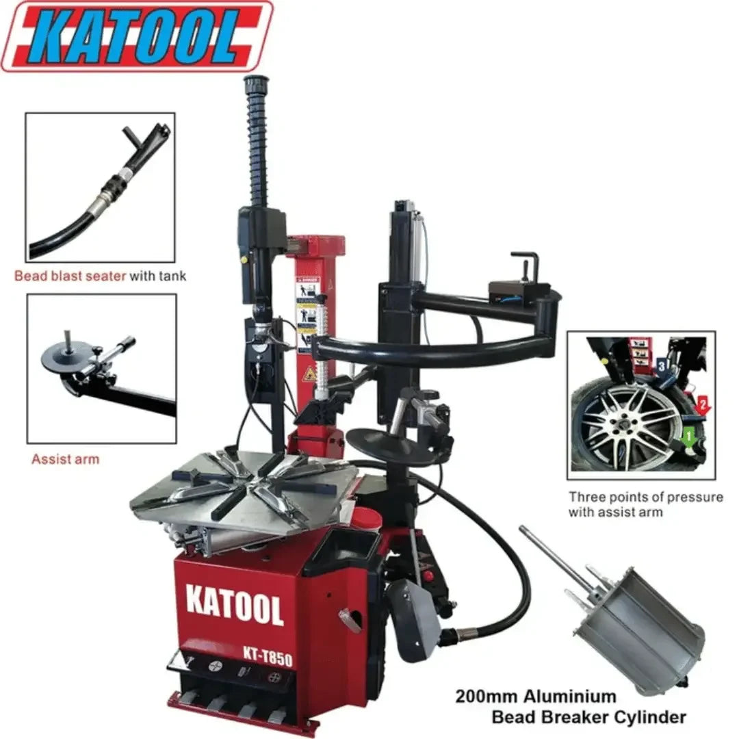 Katool Tire Changer KT-T850 & Wheel Balancer KT-B760 Combo - Mechanic Super Store