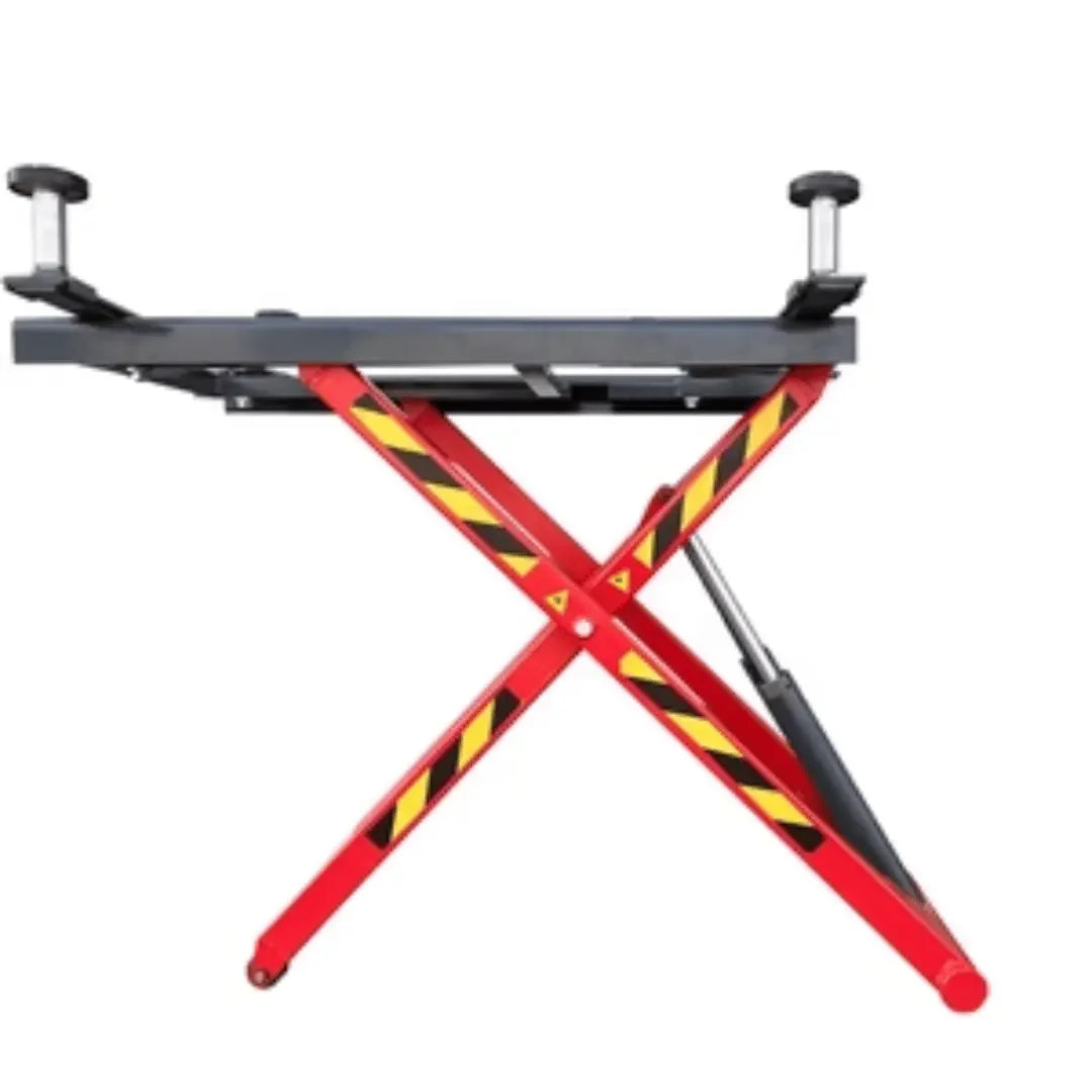 Katool KT-X66 6600 lbs Mid Rise Scissor Lift | Portable Vehicle LIft on a white background Mechanic Super Store