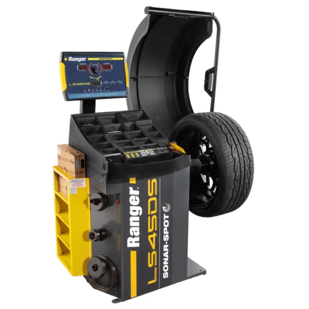 Ranger LS45DS Sonar 3D Laser-Spot™ Wheel Balancer / Includes Flange Press Plate / 208-240V - Mechanic Super Store