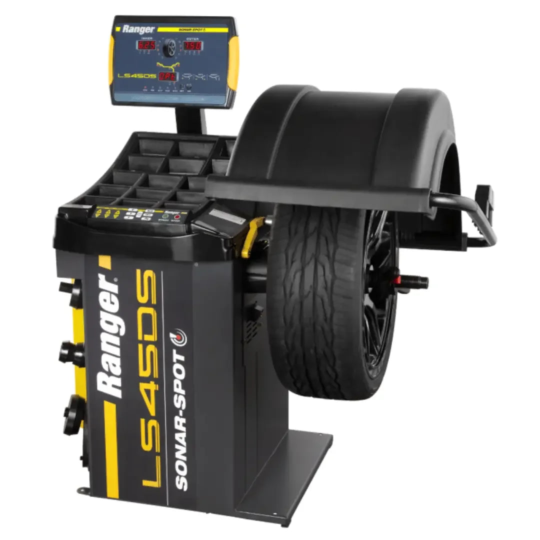 Ranger LS45DS Sonar 3D Laser-Spot™ Wheel Balancer / Includes Flange Press Plate / 208-240V - Mechanic Super Store