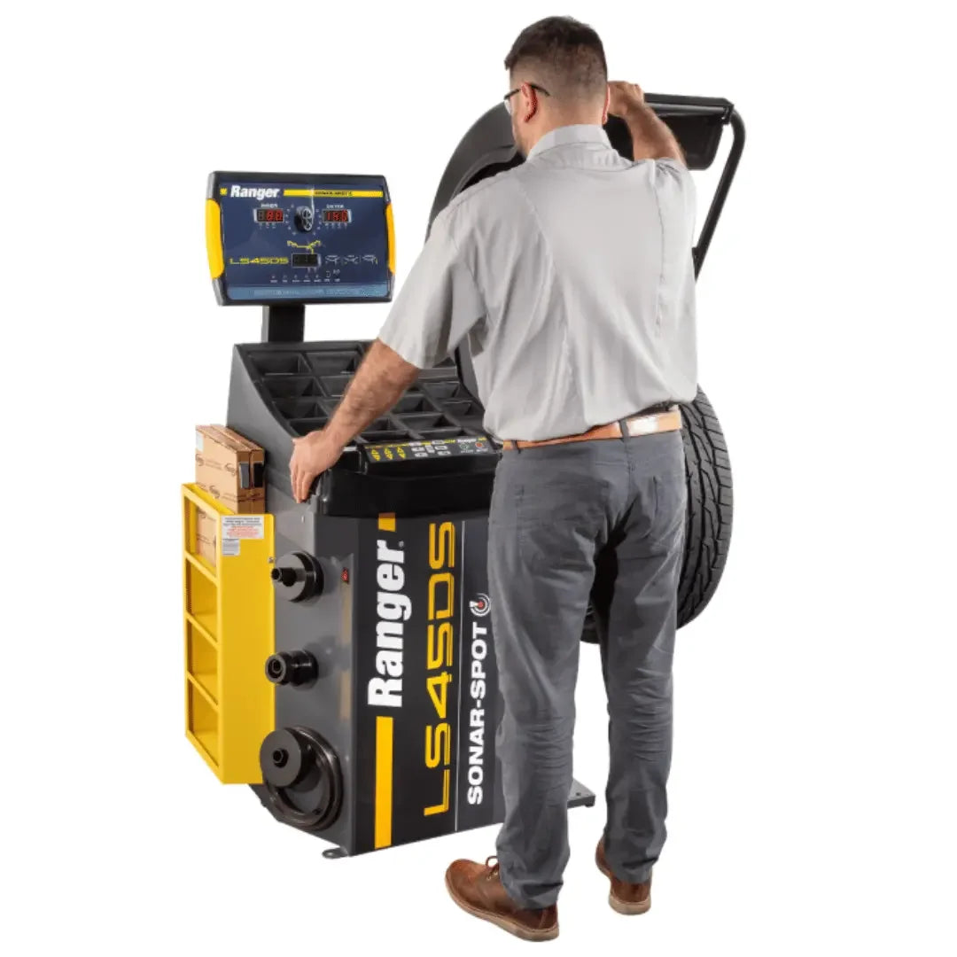 Ranger LS45DS Sonar 3D Laser-Spot™ Wheel Balancer / Includes Flange Press Plate / 208-240V - Mechanic Super Store
