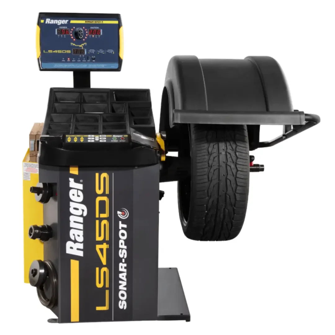 Ranger LS45DS Sonar 3D Laser-Spot™ Wheel Balancer / Includes Flange Press Plate / 208-240V - Mechanic Super Store