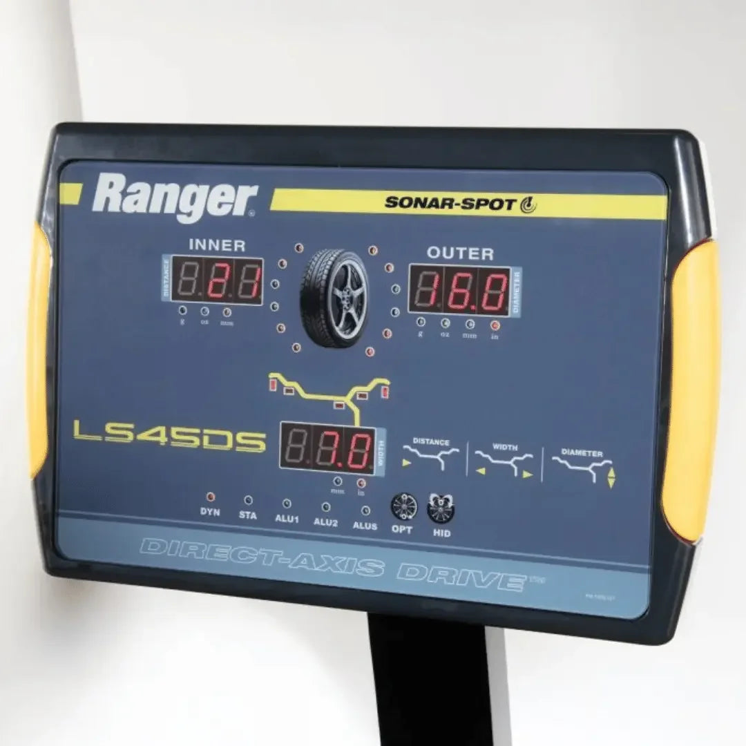 Ranger LS45DS Sonar 3D Laser-Spot™ Wheel Balancer / Includes Flange Press Plate / 208-240V - Mechanic Super Store