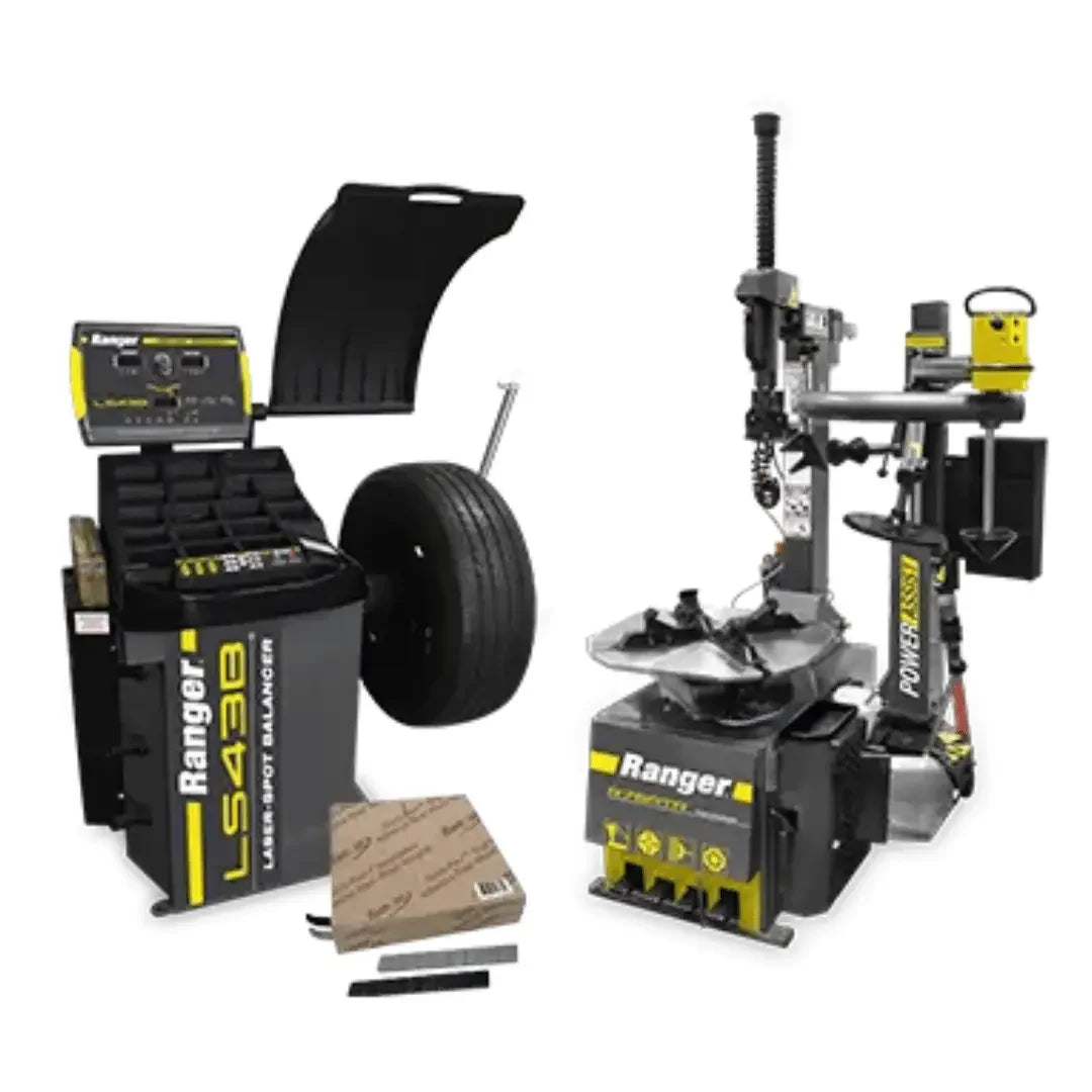 Ranger R76ATR Tire Changer - LS43B Wheel Balancer - Tape Wheel Weights Package Ranger