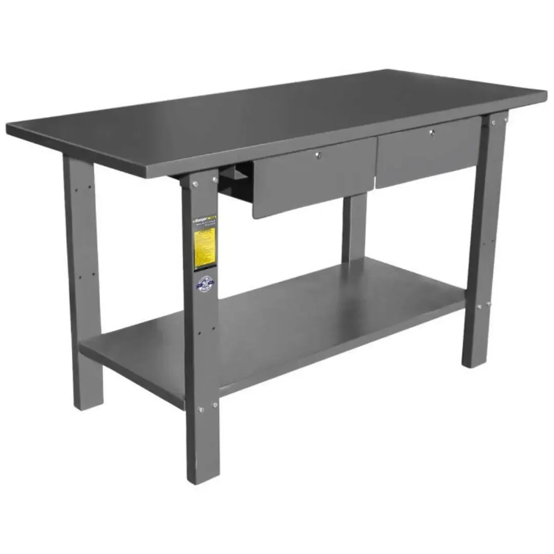 Ranger RWB-2D 1-Shelf, 2-Drawer Heavy-Duty Work Bench - Mechanic Super Store