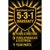 Supreme SP-11P 11,000 lb 4 Post Parking Lift - Mechanic Super Store