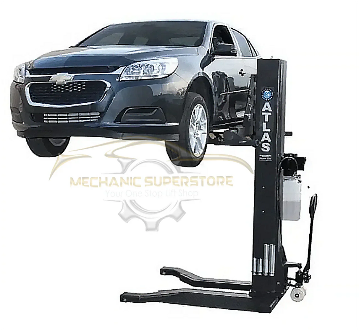 Atlas PSP-6000 6,000 lb Single Post Portable Car Lift - Mechanic Super Store
