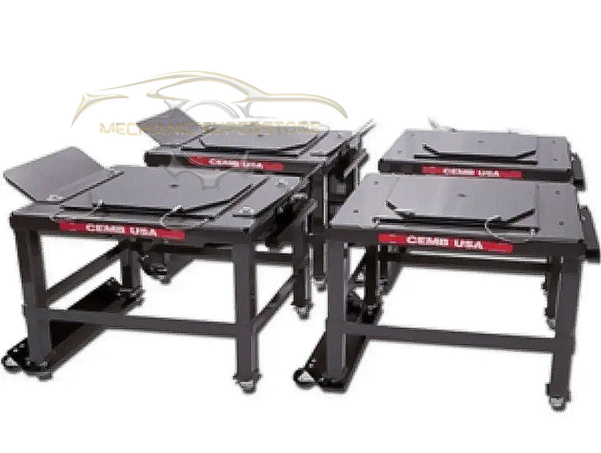 CEMB DWA1100CWAS Complete Wireless Wheel Alignment System w/Wheel Stand Kit - Mechanic Super Store