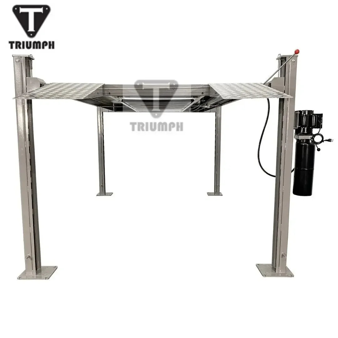 Triumph Classic 8,000 lb. Shorter Length 4 Post Car Lift Triumph