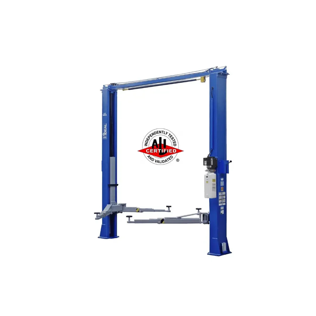 Ideal - TP10KAC-DX 10,000 lb 2 Post Clear Floor - Direct Drive - Bi-Symmetric - 3 Stage - Single Point ALI Certified W/PU - Mechanic Super Store