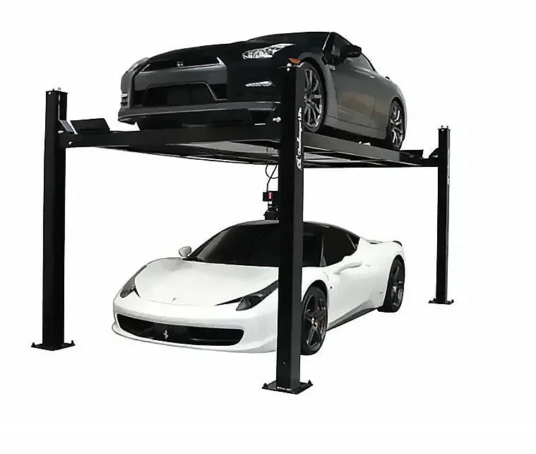 Challenger Lifts CL4P9X 9000 lbs 4 Post Home Vehicle Storage Lift Challenger Lifts