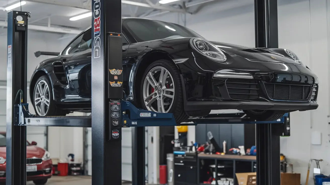 Buy American-Made 4-Post Lift for Your Garage - Mechanic Super Store