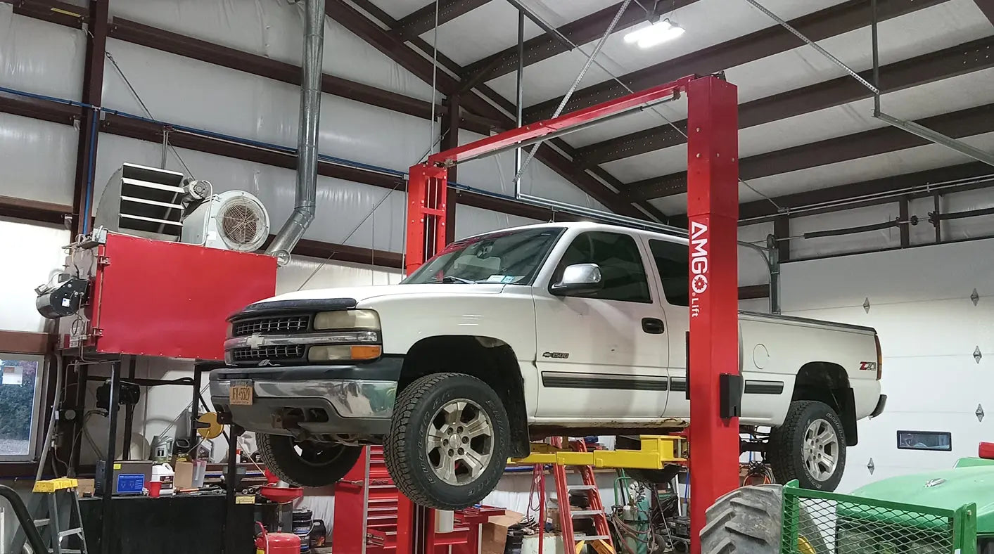 What Keeps A 2 Post Car Lift From Tipping Over? - Mechanic Super Store