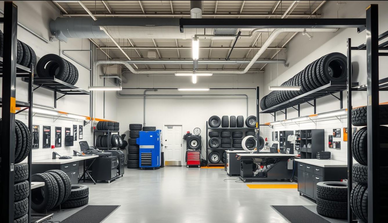 How to Set Up a Tire Service Area in Your Shop for Maximum Productivity