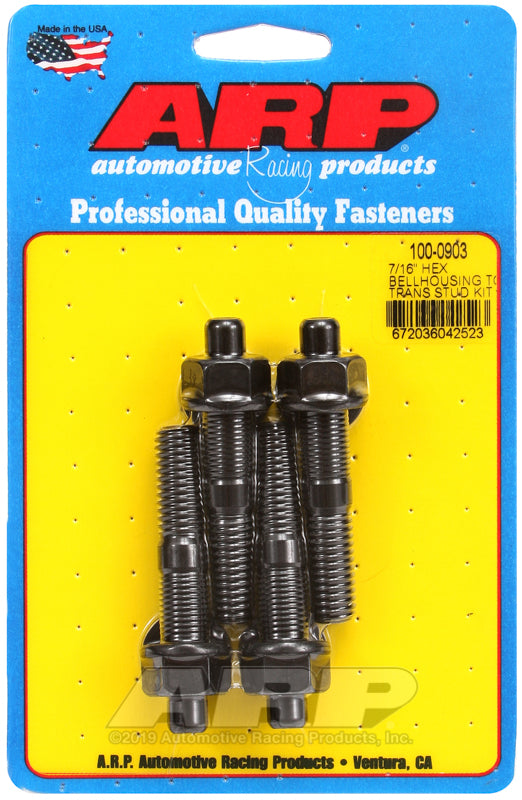 ARP 7/16" dia hex bellhousing to trans stud kit