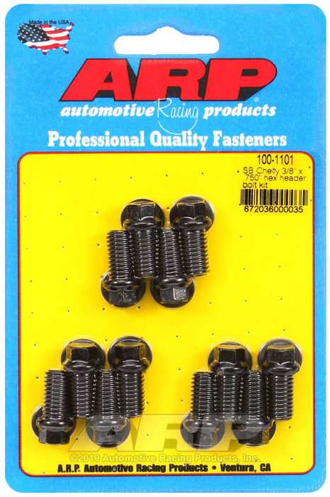 ARP SB Chevy 3/8 x .750" hex header bolt kit