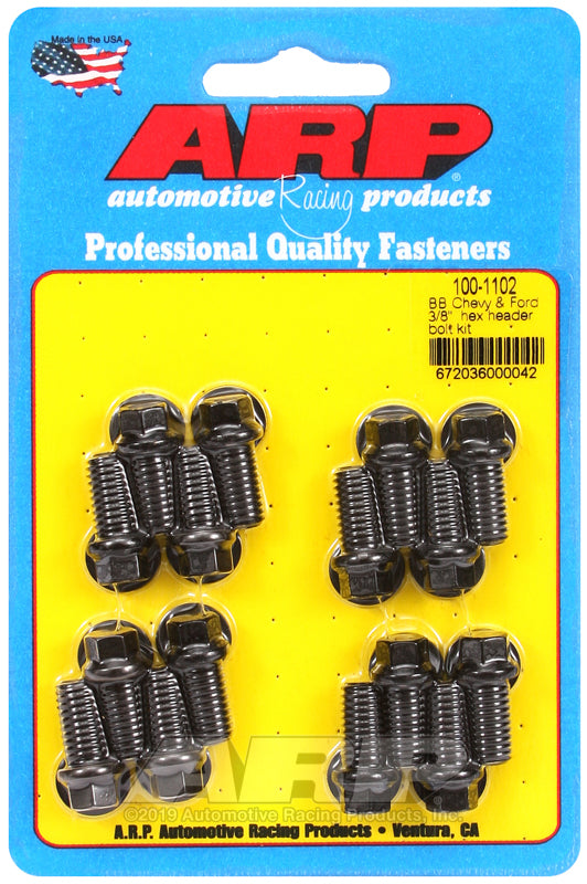 ARP BB Chevy & Ford 3/8" hex header bolt kit