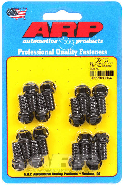 ARP BB Chevy & Ford 3/8" hex header bolt kit