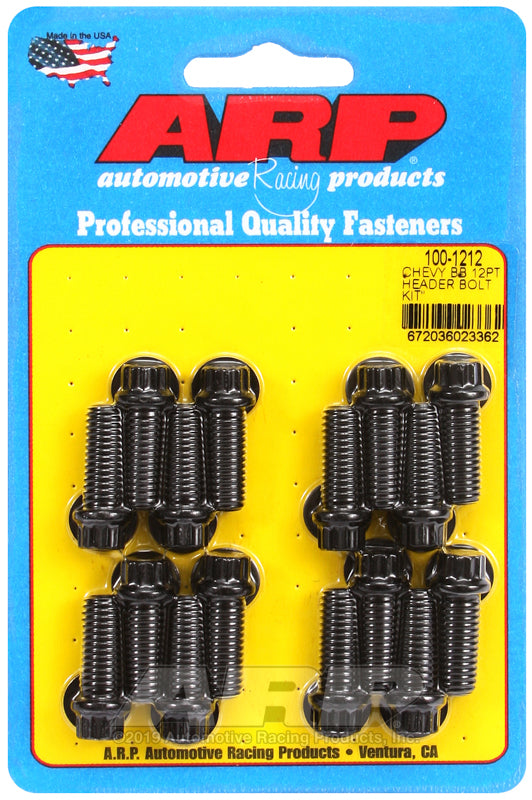 ARP BB Chevy 12pt header bolt kit