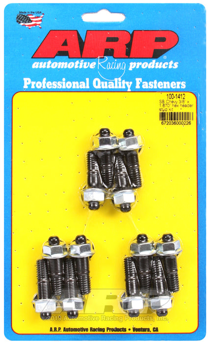 ARP SB Chevy 3/8 x 1.670" hex header stud kit