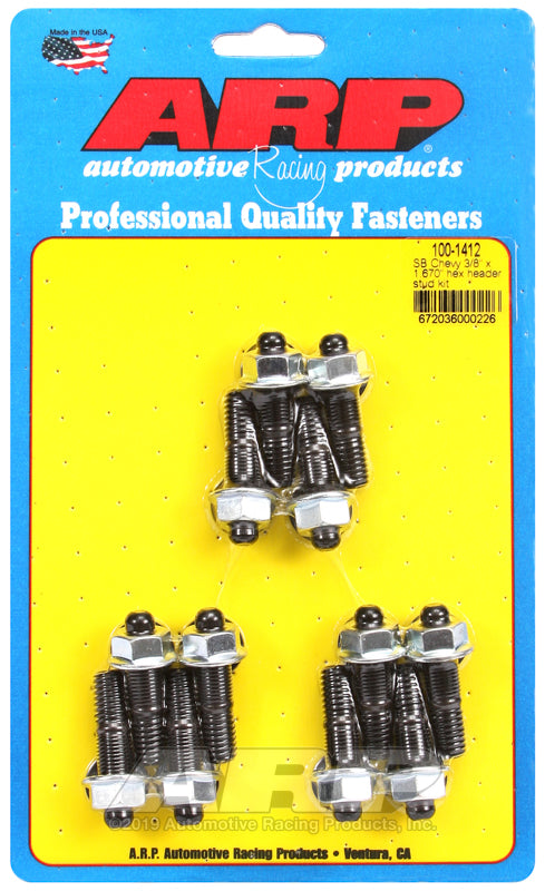ARP SB Chevy 3/8 x 1.670" hex header stud kit